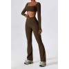 Женский спортивный комплект Leggings + Crop top Premium model 73